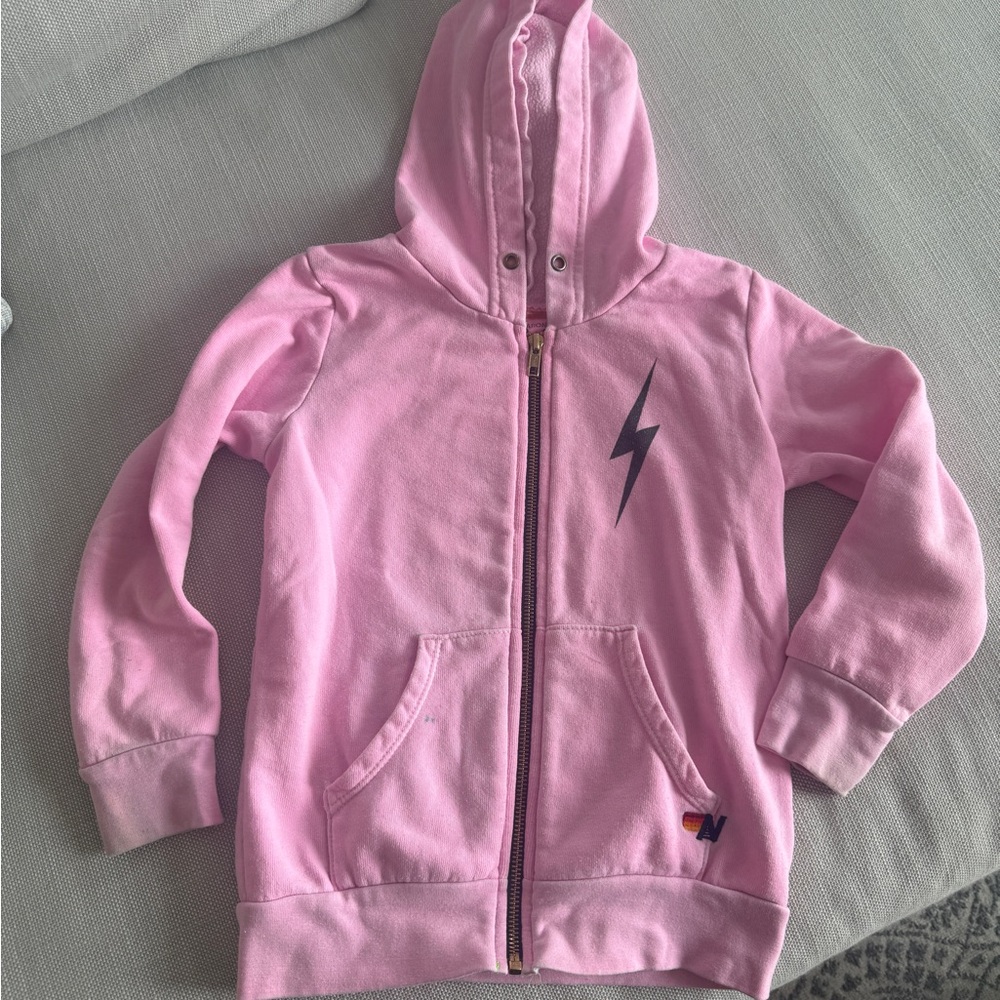 Aviator Nation  Kids Hoodie with Lightning Bolt